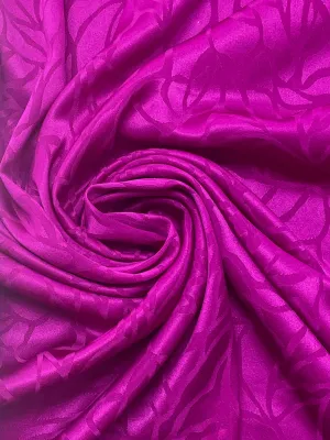 1 1/8 Polyester Jacquard Vintage - Fuchsia