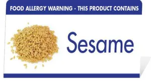 Allergy Buffet Notices (Sesame)