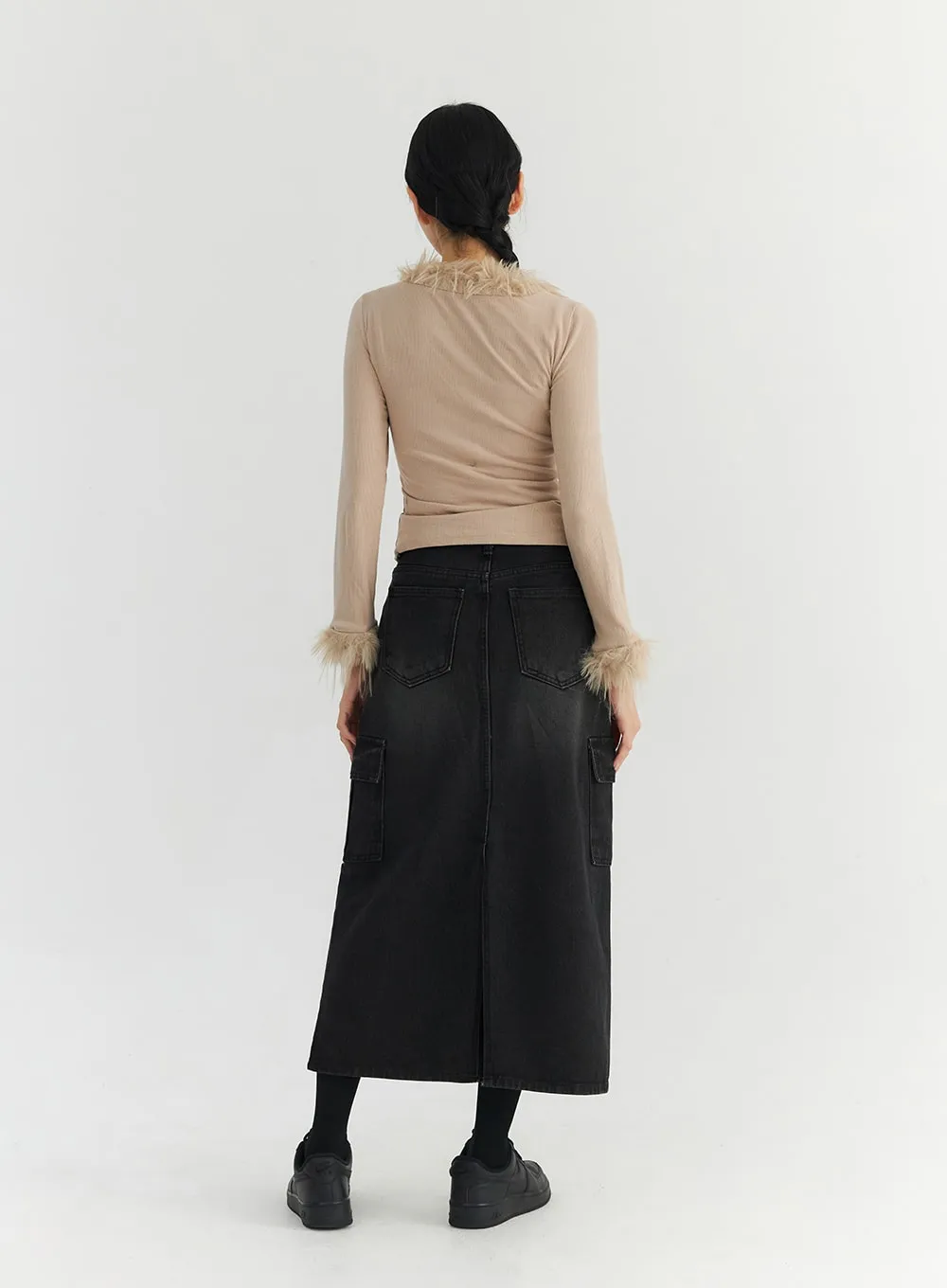 Cargo Maxi Skirt CO327