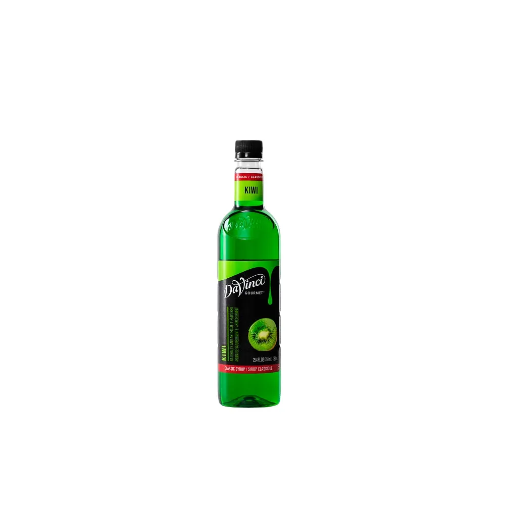 Classic Kiwi Syrup - 4 x 750 ml Plastic