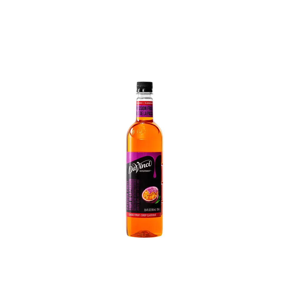 Classic Passion Fruit Syrup - 4 x 750 ml Plastic