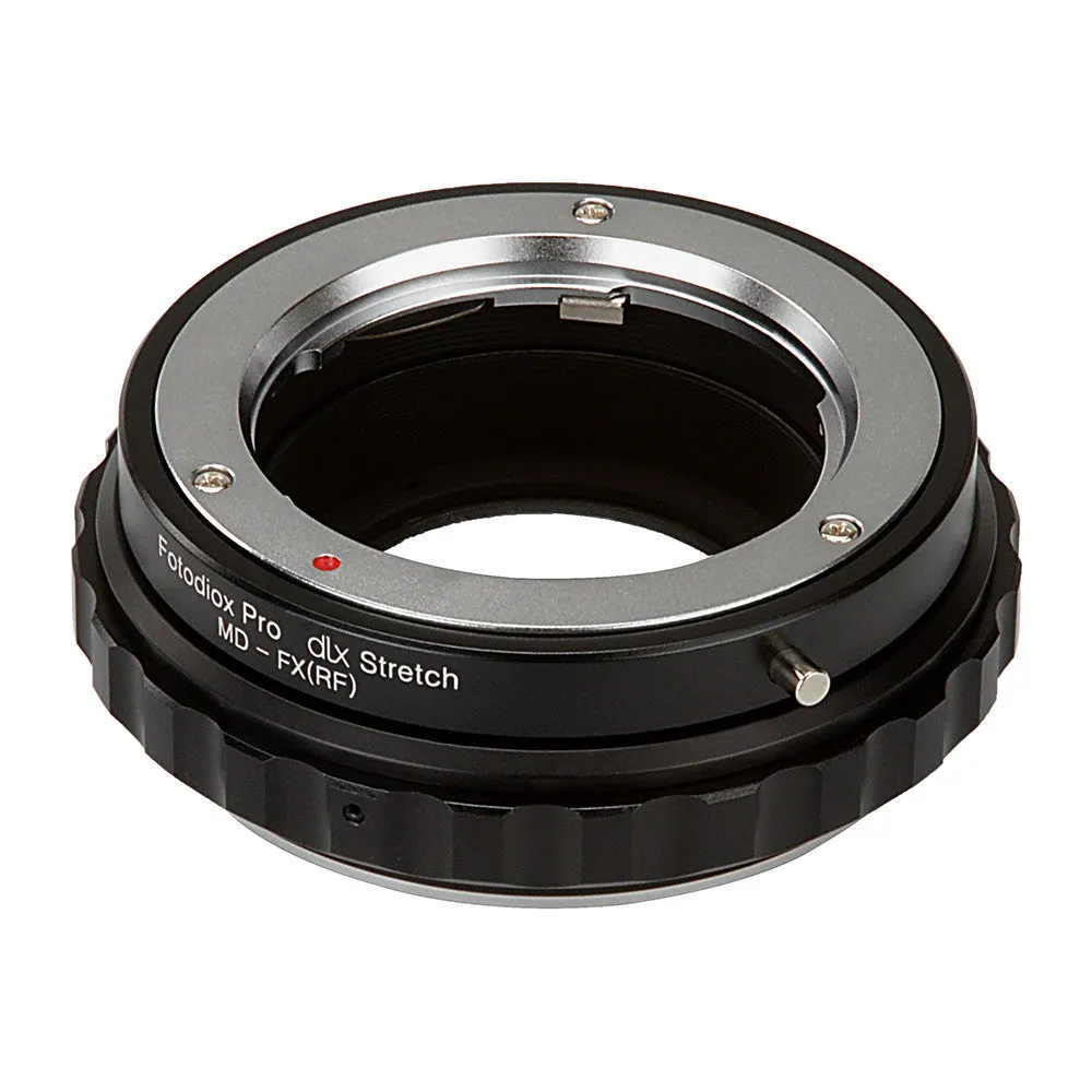 Fotodiox DLX Stretch Lens Mount Adapter - Minolta Rokkor (SR / MD / MC) SLR Lens to Fujifilm Fuji X-Series Mirrorless Camera Body with Macro Focusing Helicoid and Magnetic Drop-In Filters