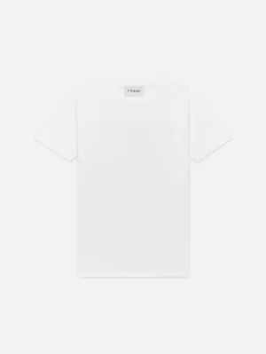 FRAME Logo Tee -- Blanc