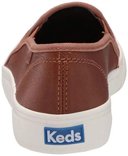 Keds womens Double Decker Leather Jjml Sneaker, Cognac, 11 US