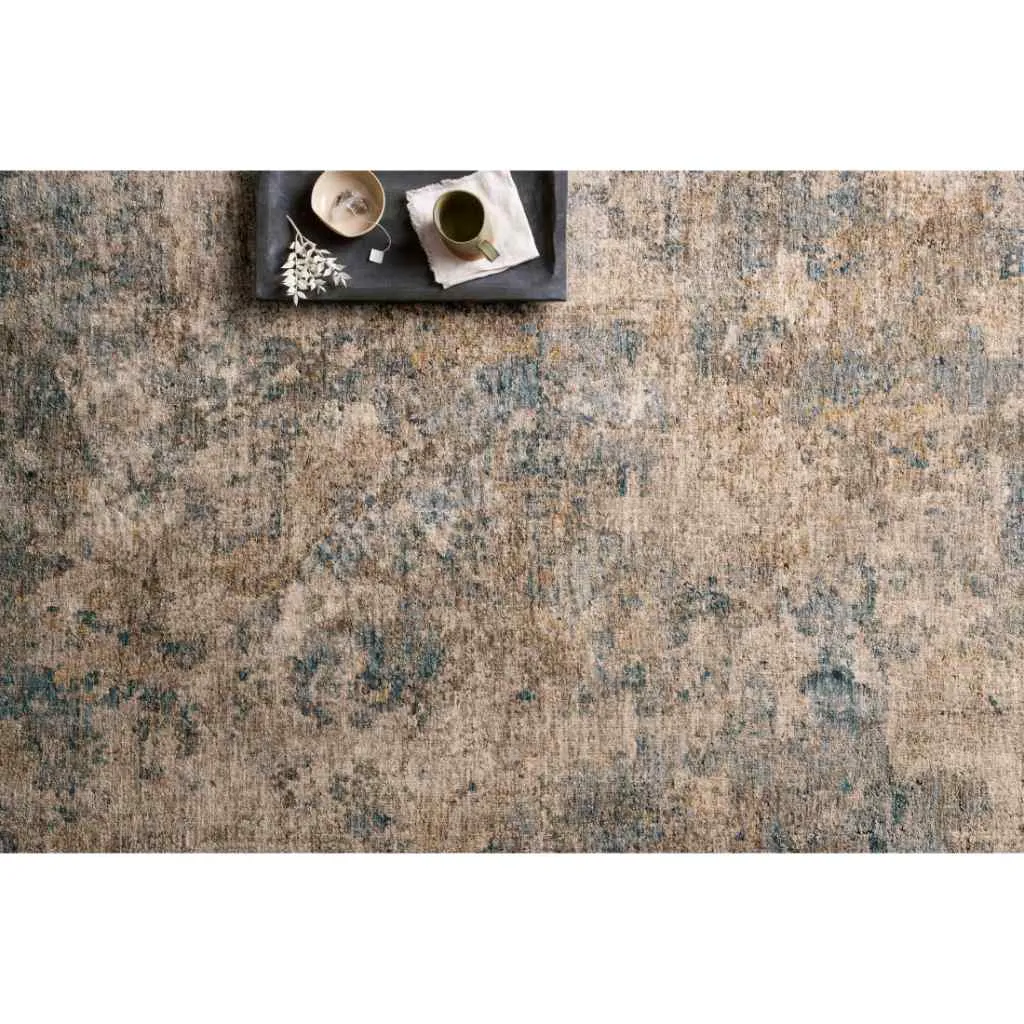 Loloi Gaia Collection Taupe / Denim Rug GAA-03