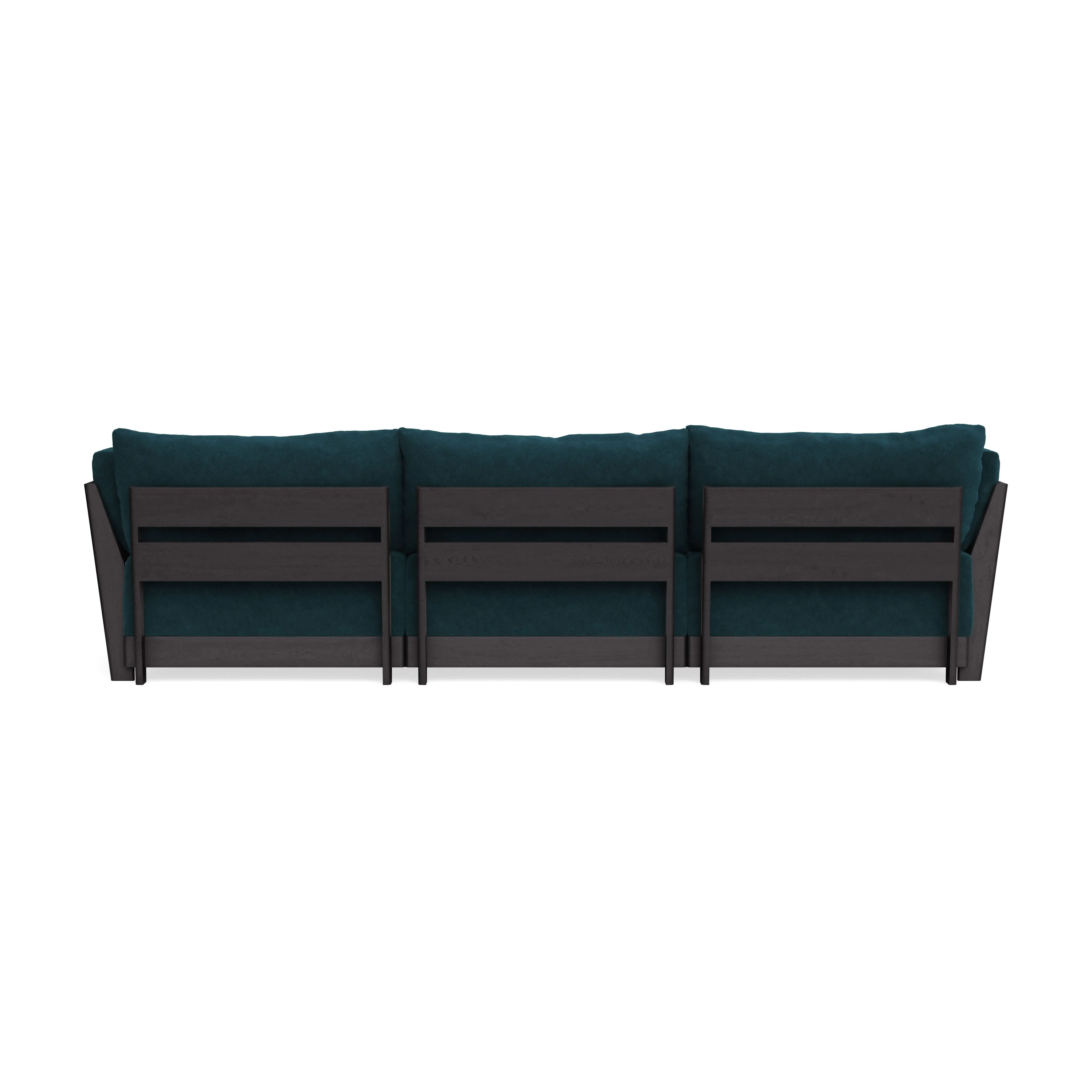 Modular Bondi Black 3-Seater Sofa in Indigo | Classic Blend