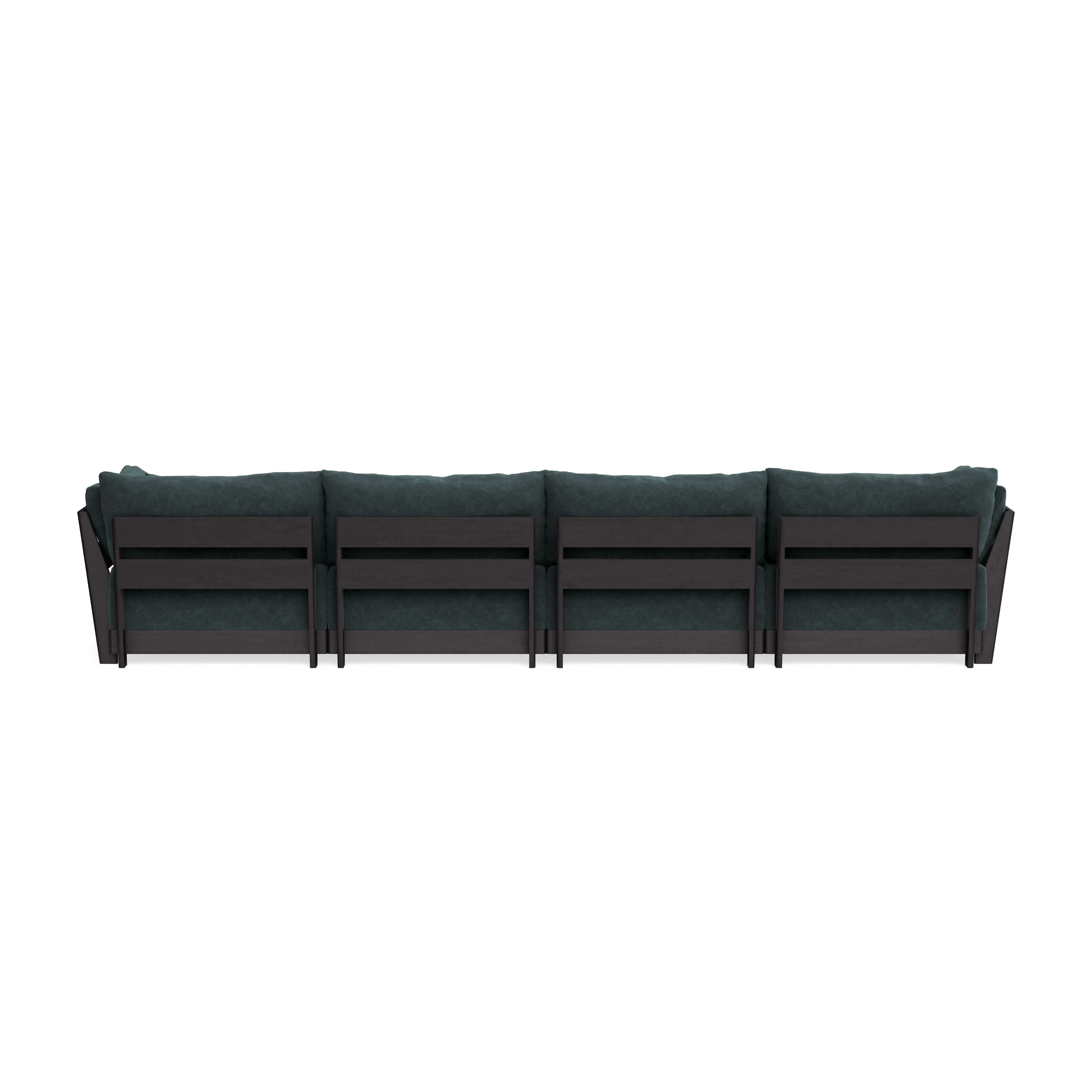 Modular Bondi Black 4-Seater Sofa in Nightfall | Classic Blend