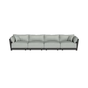 Modular Bondi Black 4-Seater Sofa in Spa | Classic Blend