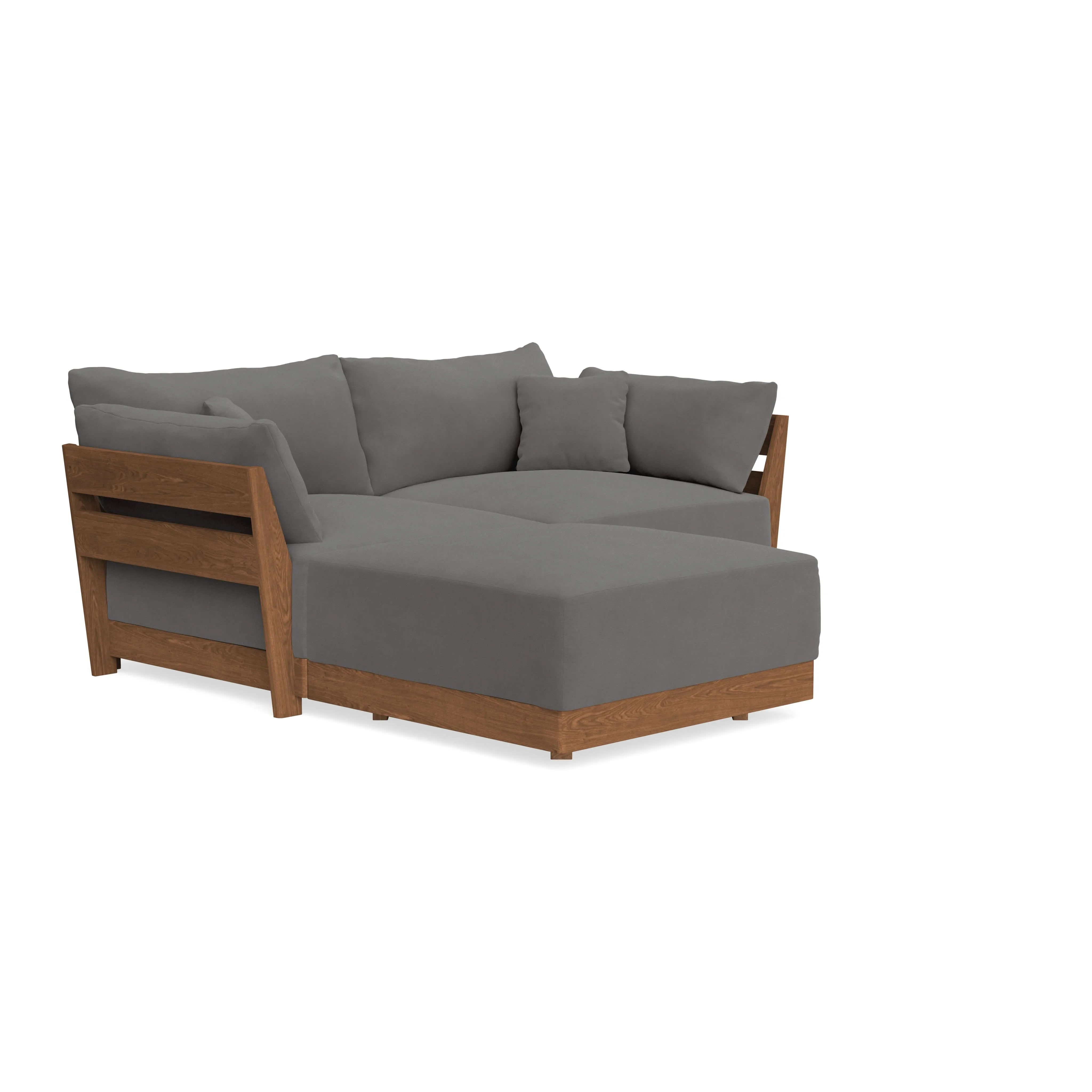 Modular Bondi Espresso 2-Seater Sectional in Burnt Ember | Classic Blend