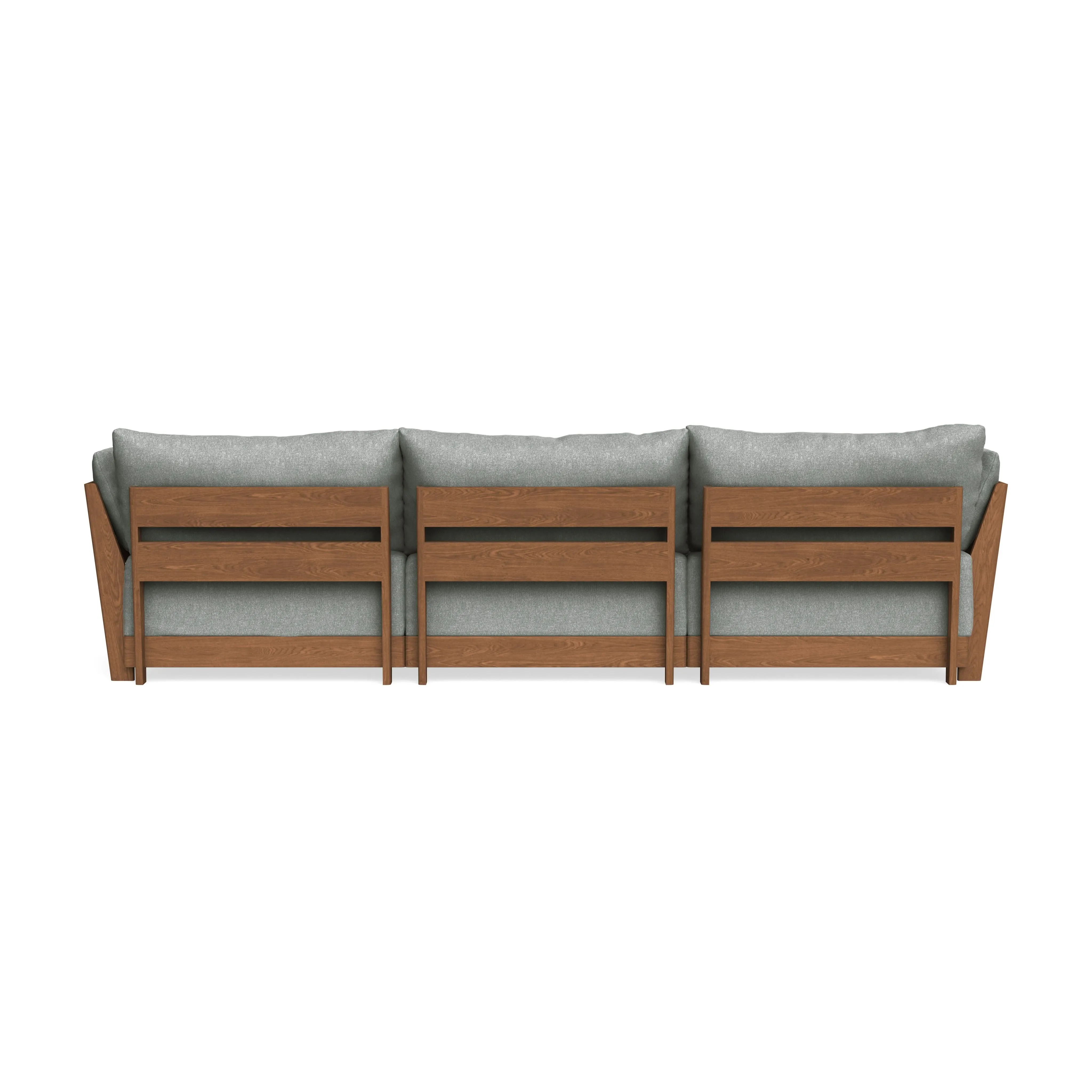 Modular Bondi Espresso 3-Seater Sectional in Storm Gray | Classic Blend