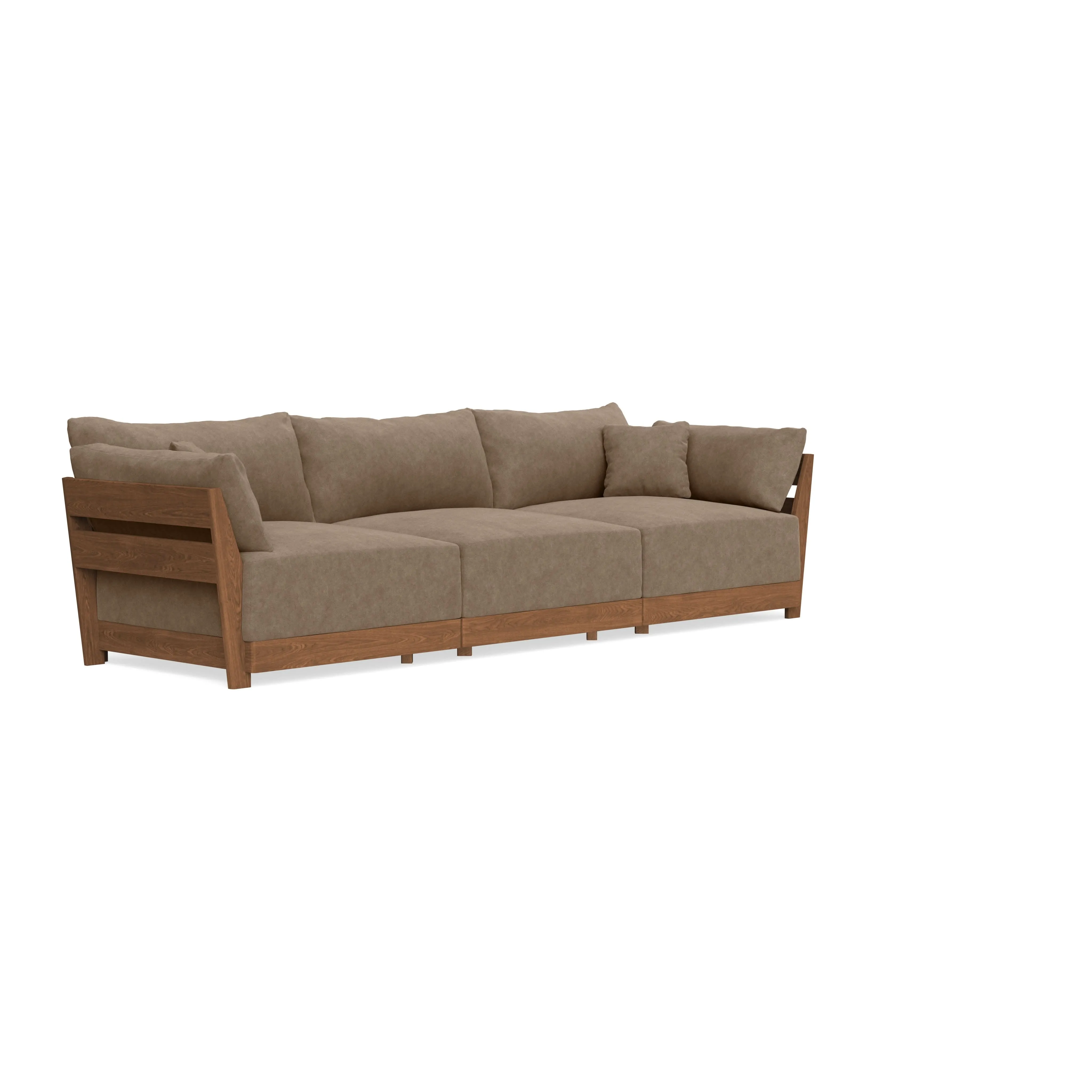 Modular Bondi Espresso 3-Seater Sofa in Coffee | Classic Blend