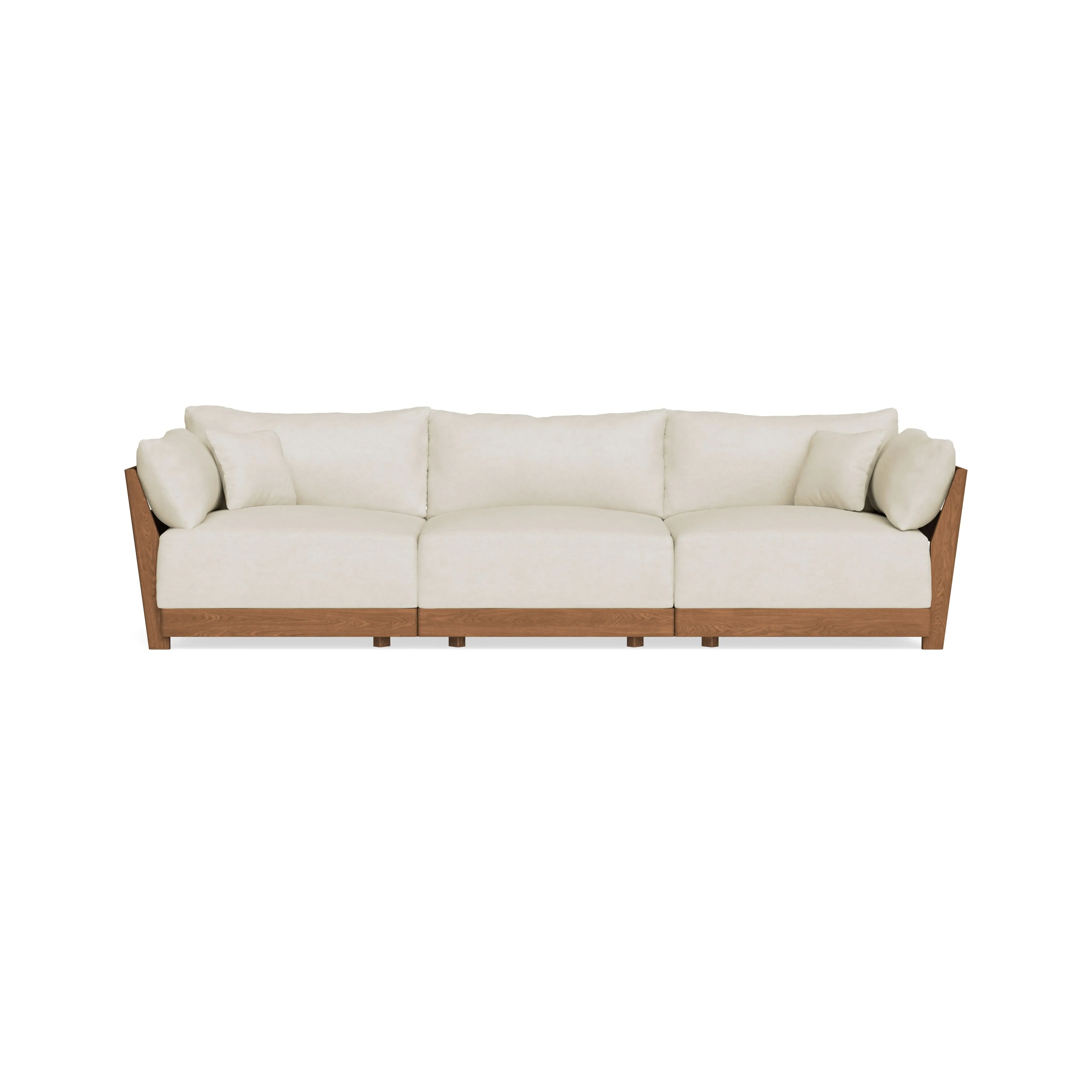 Modular Bondi Espresso 3-Seater Sofa in Mascarpone | Classic Blend