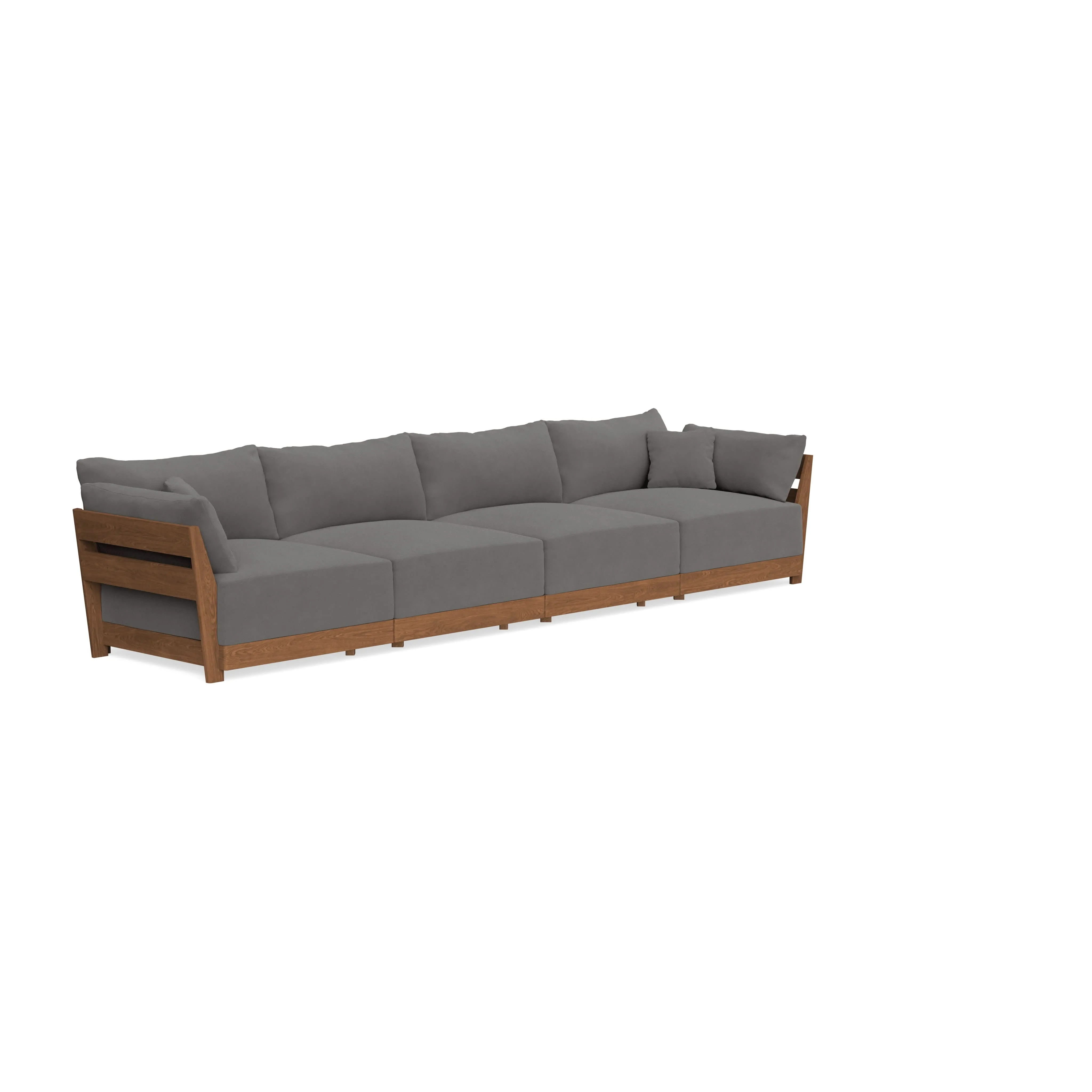 Modular Bondi Espresso 4-Seater Sofa in Burnt Ember | Classic Blend