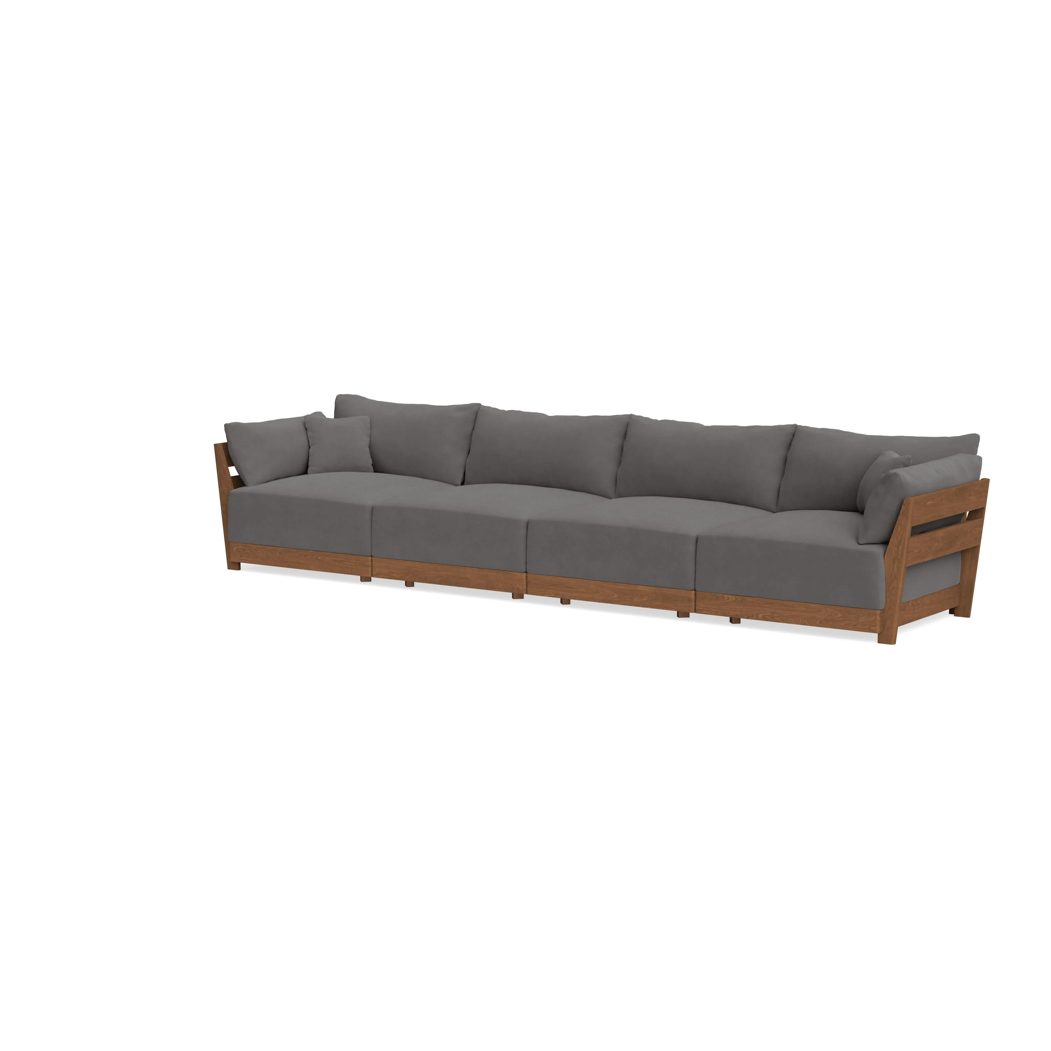 Modular Bondi Espresso 4-Seater Sofa in Burnt Ember | Classic Blend