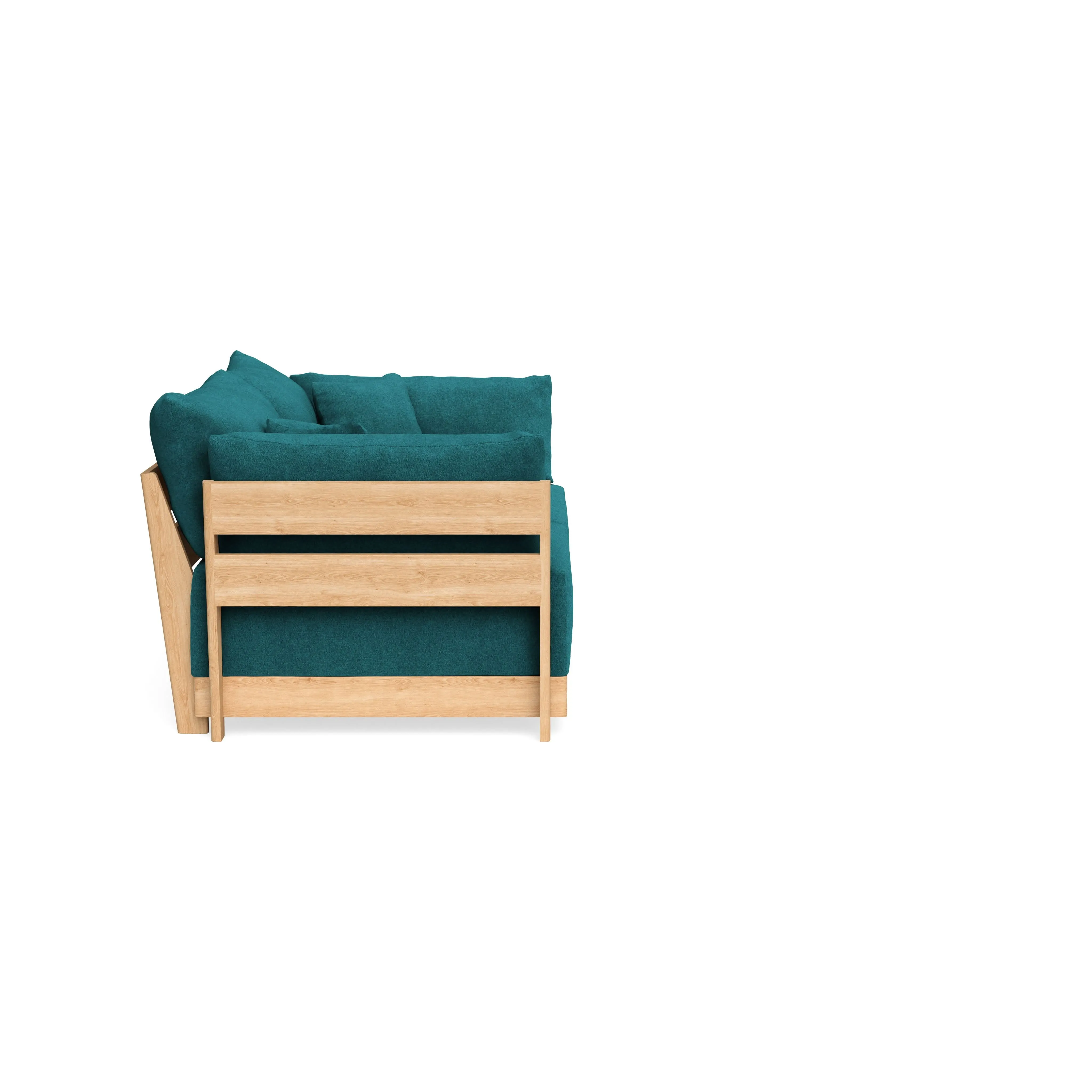 Modular Bondi Latte 2-Seater Sofa in Ocean | Classic Blend