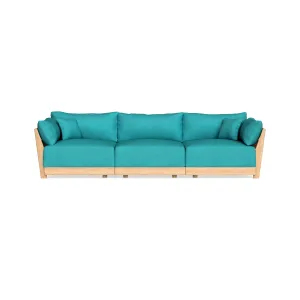 Modular Bondi Latte 3-Seater Sofa in Pool | Classic Blend