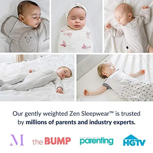 Nested Bean: Grow with me Bundle (0-6 Months) | Gently Weighted swaddles & Sleep Sack | Arms Free/in/Out Swaddle | Sleep Sack Helps Newborns/Infants Transition from Swaddle