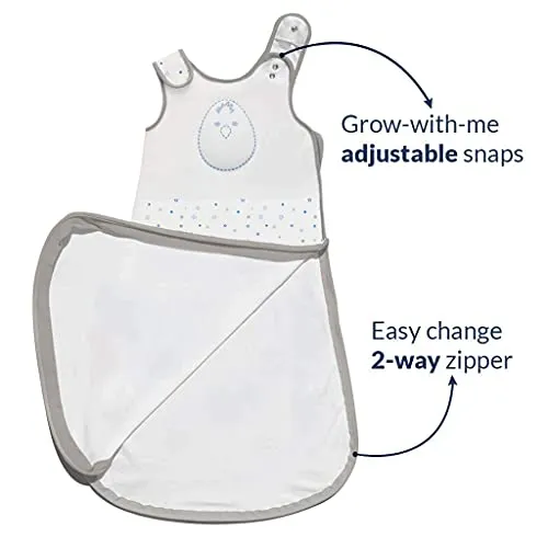 Nested Bean: Grow with me Bundle (0-6 Months) | Gently Weighted swaddles & Sleep Sack | Arms Free/in/Out Swaddle | Sleep Sack Helps Newborns/Infants Transition from Swaddle