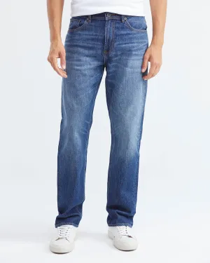 RELAXED FIT HIGH-RISE JEANS IN MEDIUM WASH