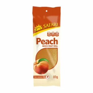 Safari Peach Mixed Dried Fruit Roll 80g