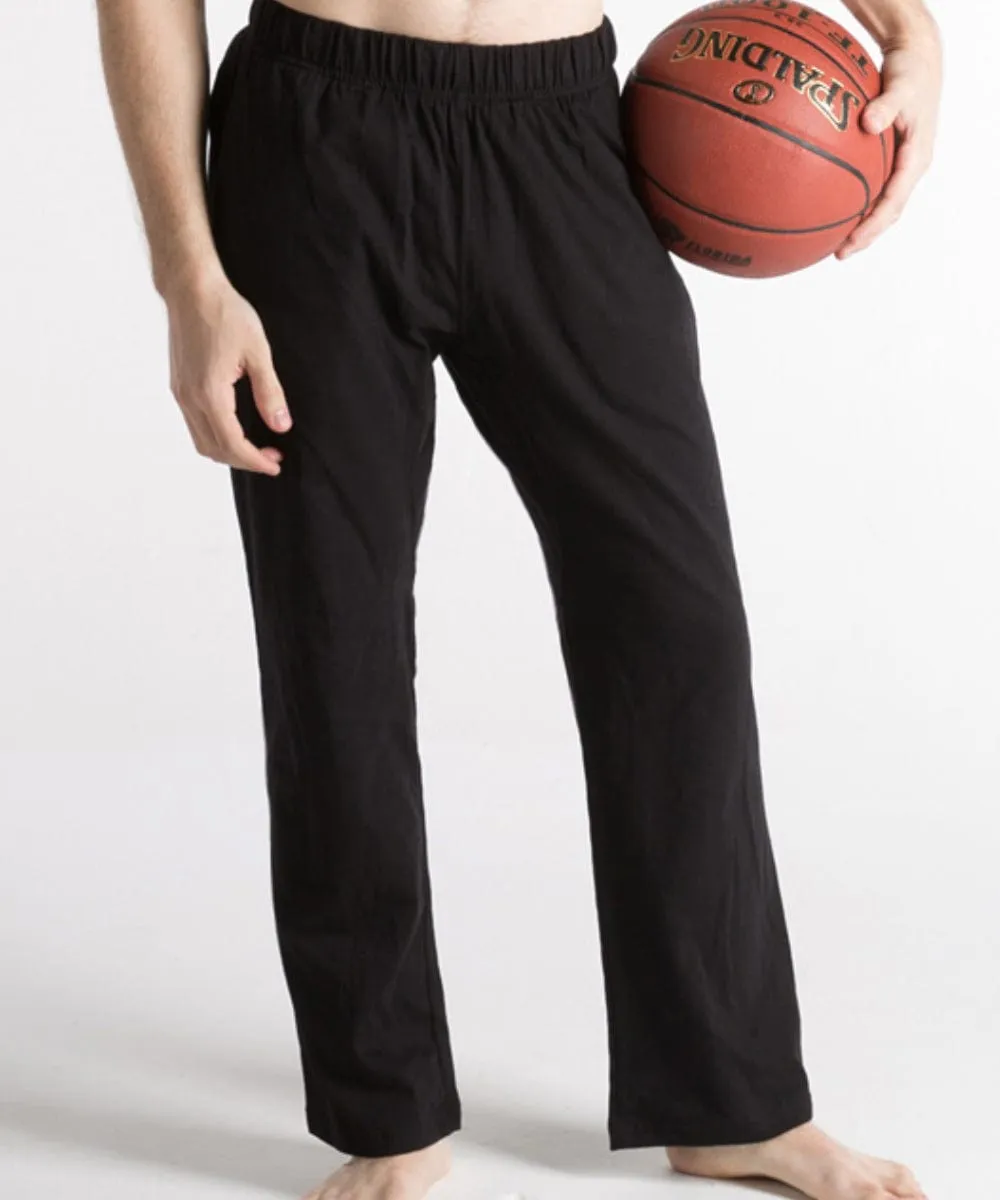 Tall Men's Slim Fit Athletic Pants: Cotton Jersey - Graphite Heather, Navy & Black - DISCONTINUED