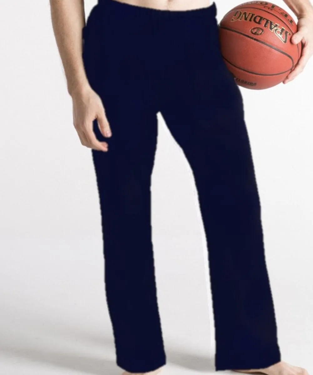 Tall Men's Slim Fit Athletic Pants: Cotton Jersey - Graphite Heather, Navy & Black - DISCONTINUED