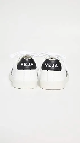 Veja Women's Esplar Logo Sneakers, Extra White/Black, 6 Medium US